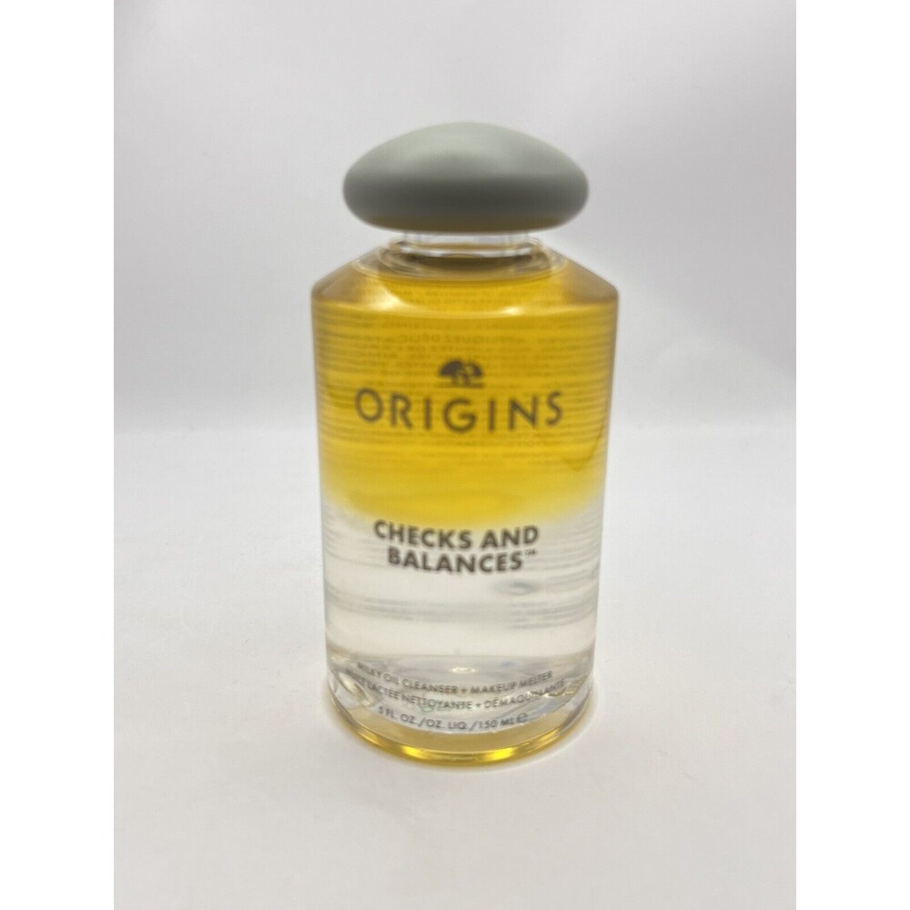 Origins Checks And Balances Milky Oil Cleanser + Makeup Melter 5 Oz Full Size
